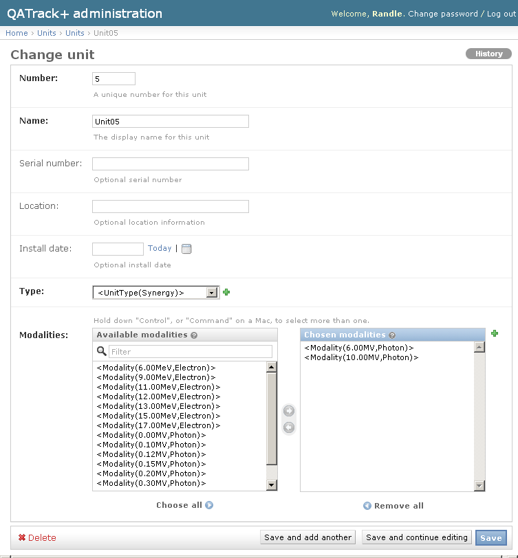 Defining a new unit type