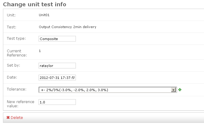 Reference and tolerance example