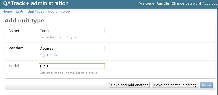 Defining a new unit type